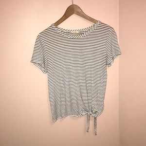Black and white striped T-shirt